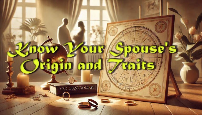 How to Predict Your Spouse’s Origin and Traits Using Vedic Astrology: A Complete Guide