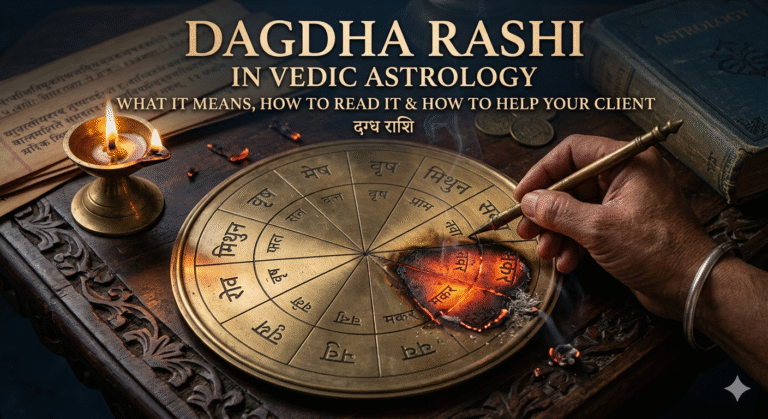 Dagdha Rashi in Vedic Astrology: What It Means, How to Read It, and How to Help Your Clientss
